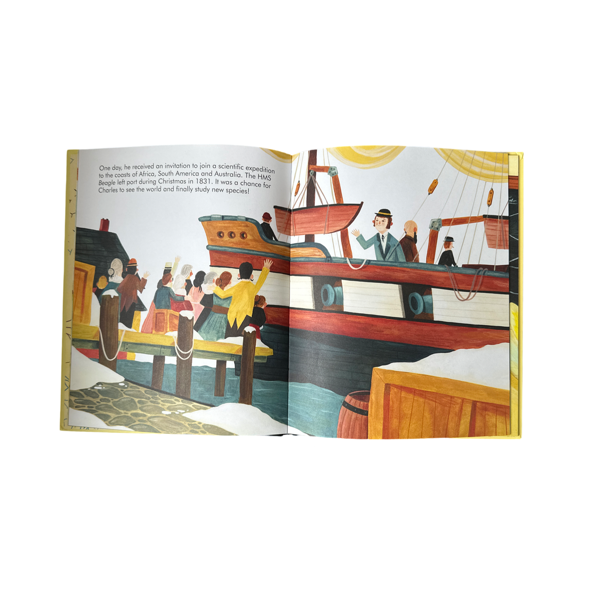 English Book "Little People, Big Dreams: Charles Darwin"