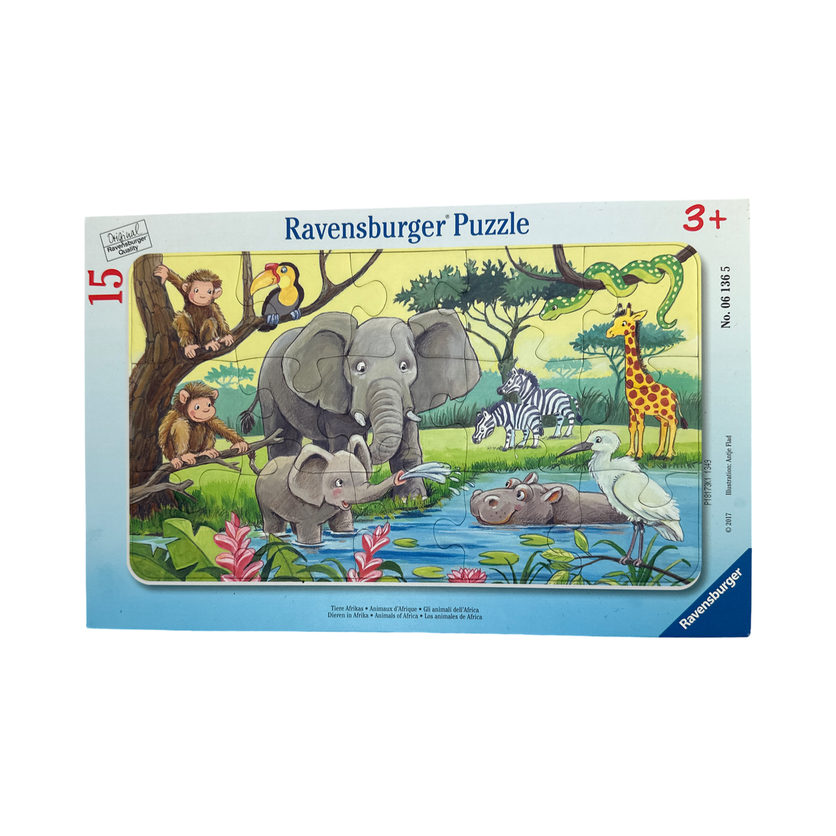 Rahmenpuzzle Safari (15 Teilig)