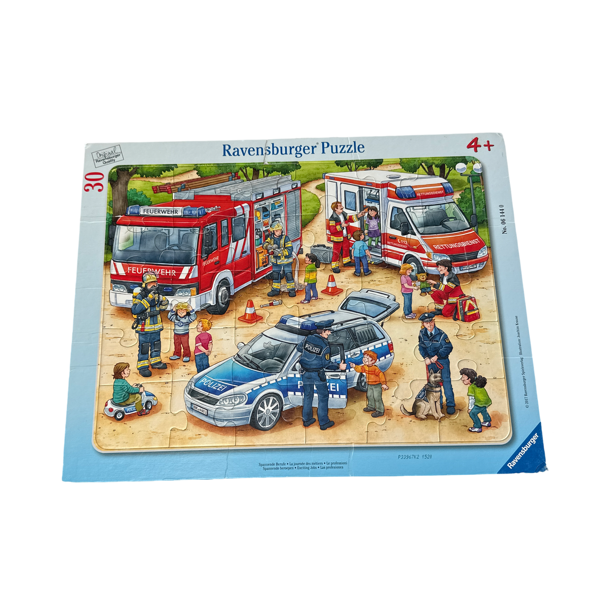 Rahmenpuzzle "Bei der Polizei" (30 Teile)