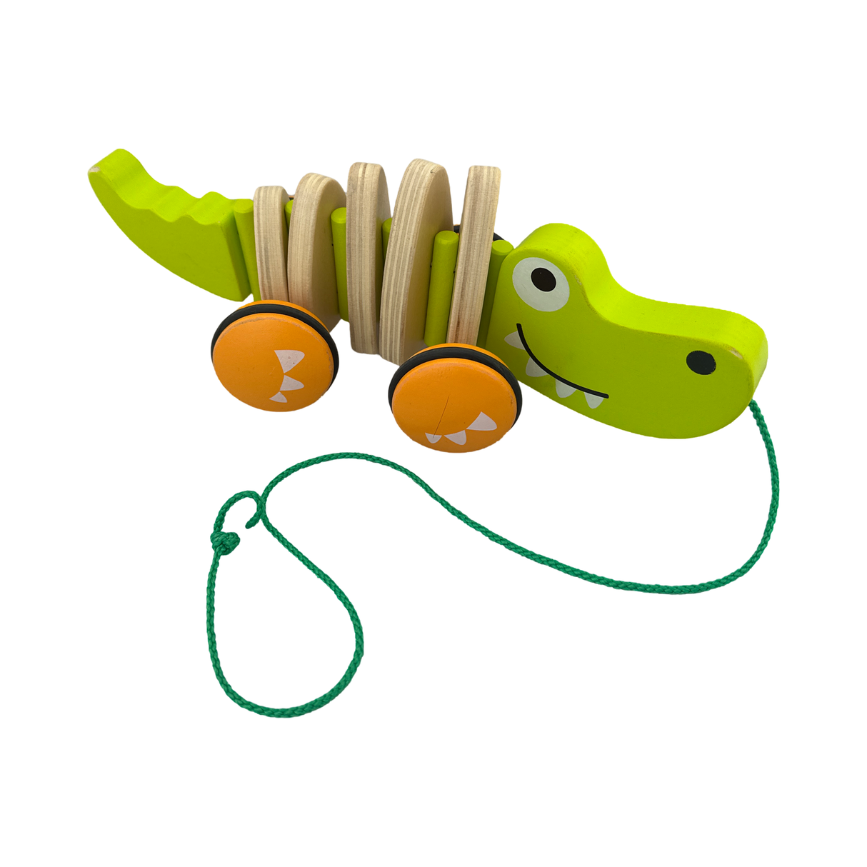 Nachziehspielzeug Krokodil