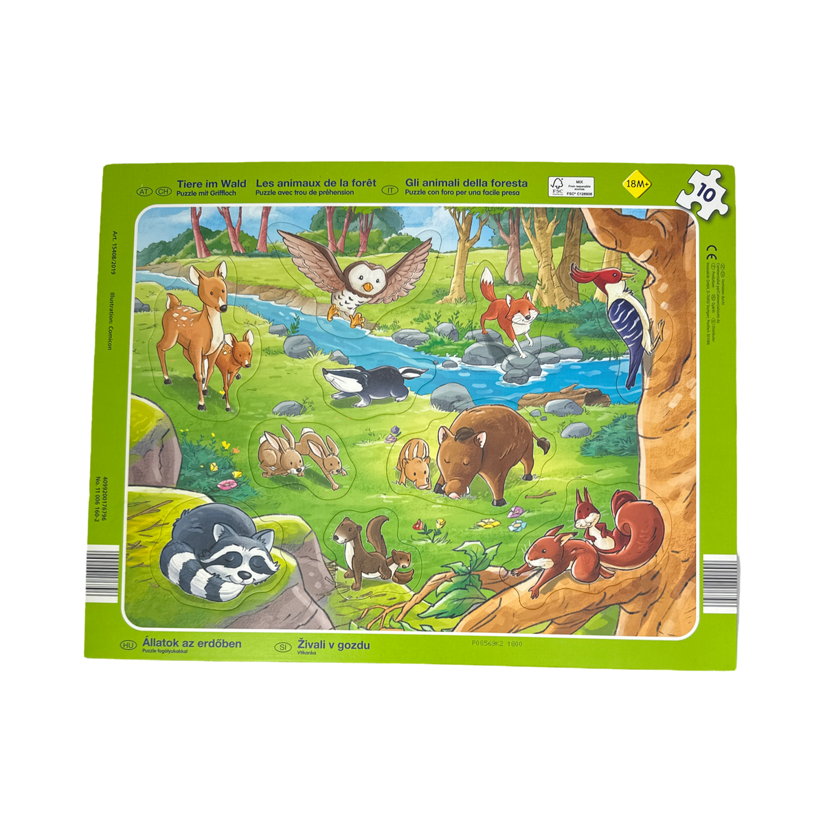 Rahmenpuzzle "Tiere im Wald"