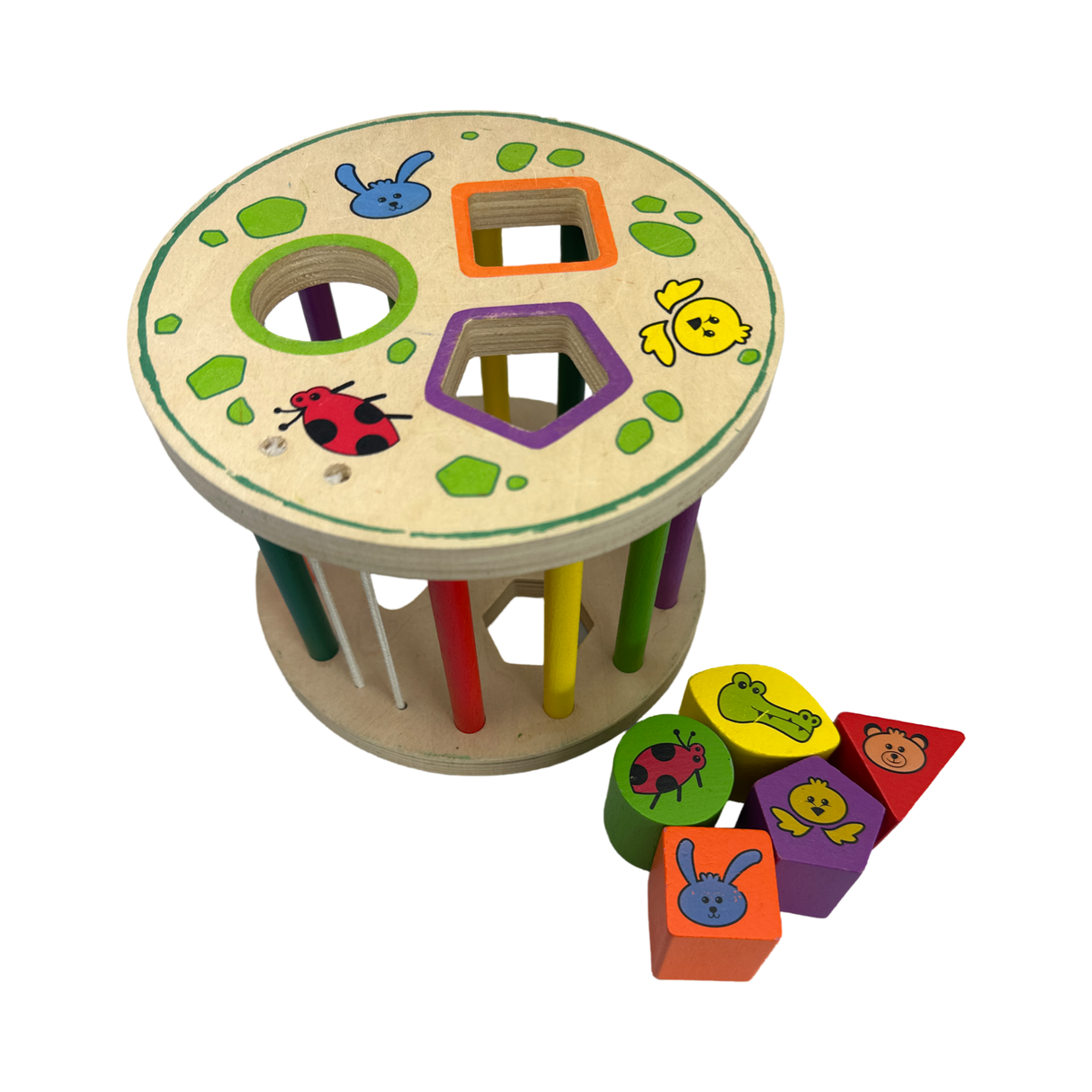 Sortierspielzeug aus Holz