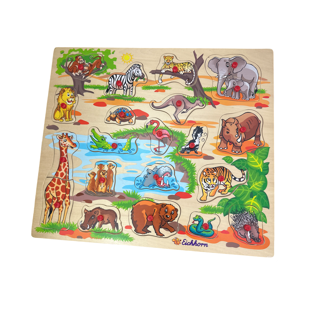 Eichhorn Steckpuzzle Tiere