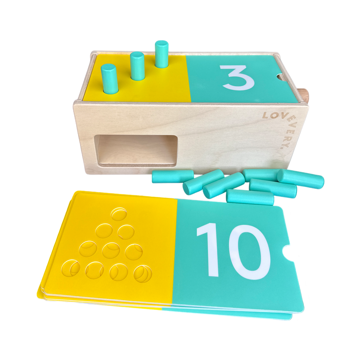 Lovevery Hölzerne Zählbox