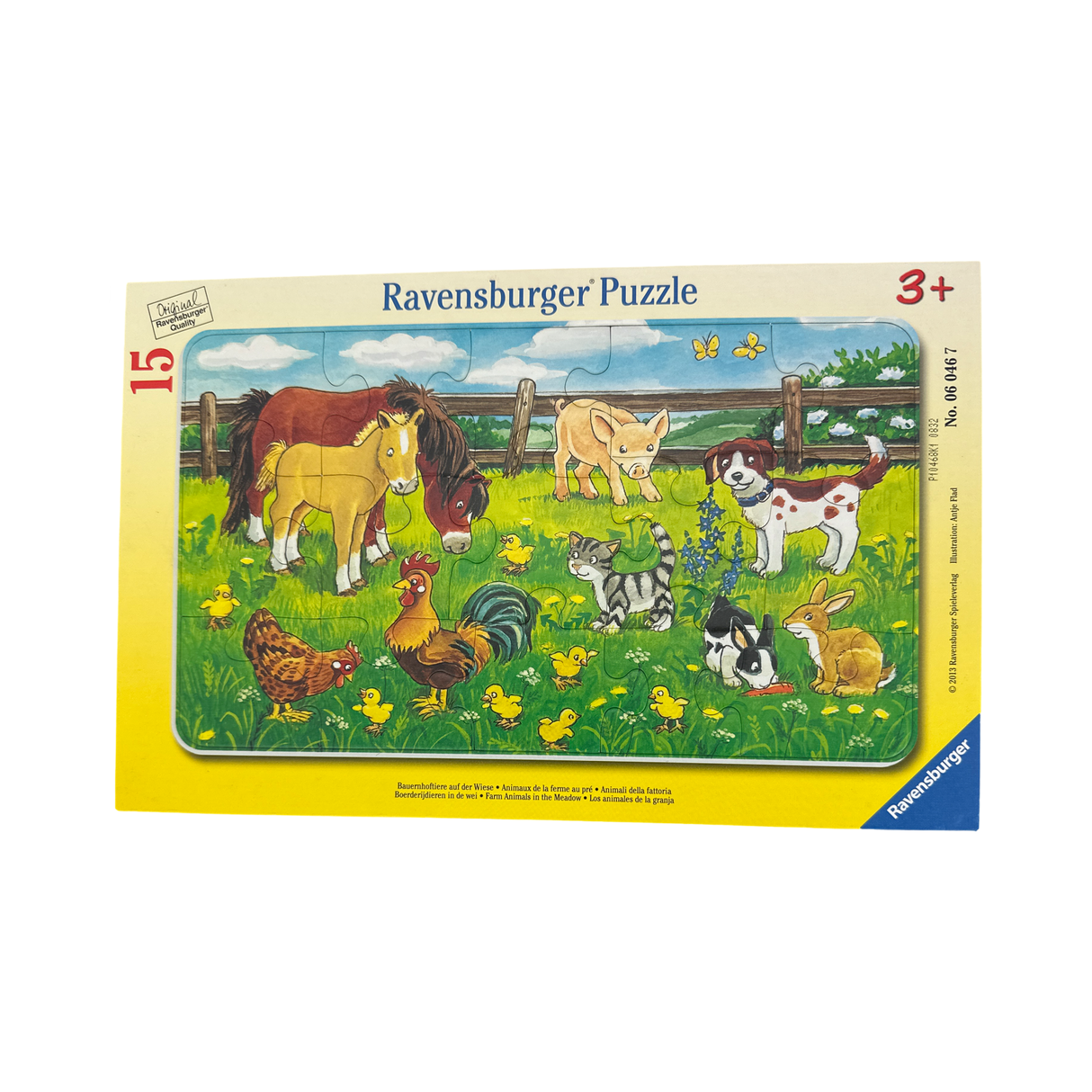 Rahmenpuzzle "Weide" (15 Teile)