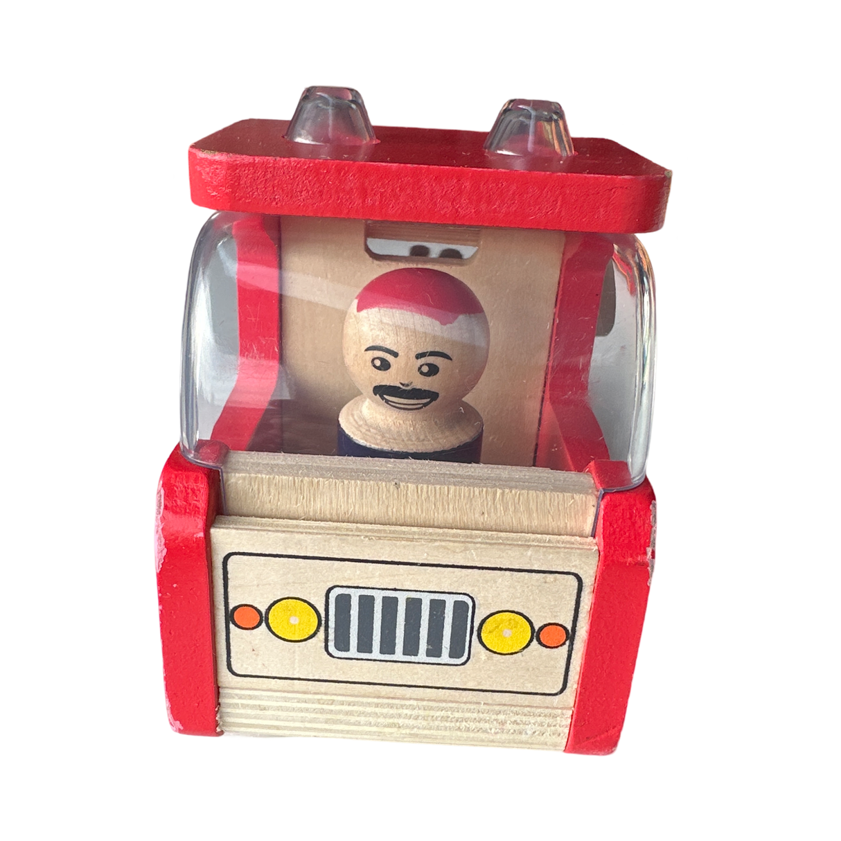 Spielzeugauto "Feuerwehr" aus Holz