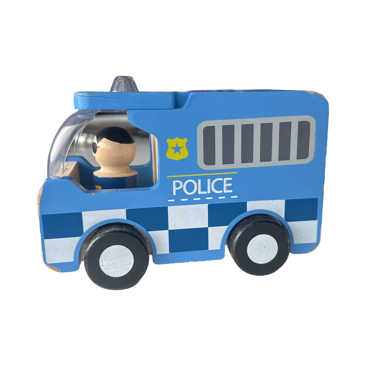 Spielzeugauto "Polizei" aus Holz
