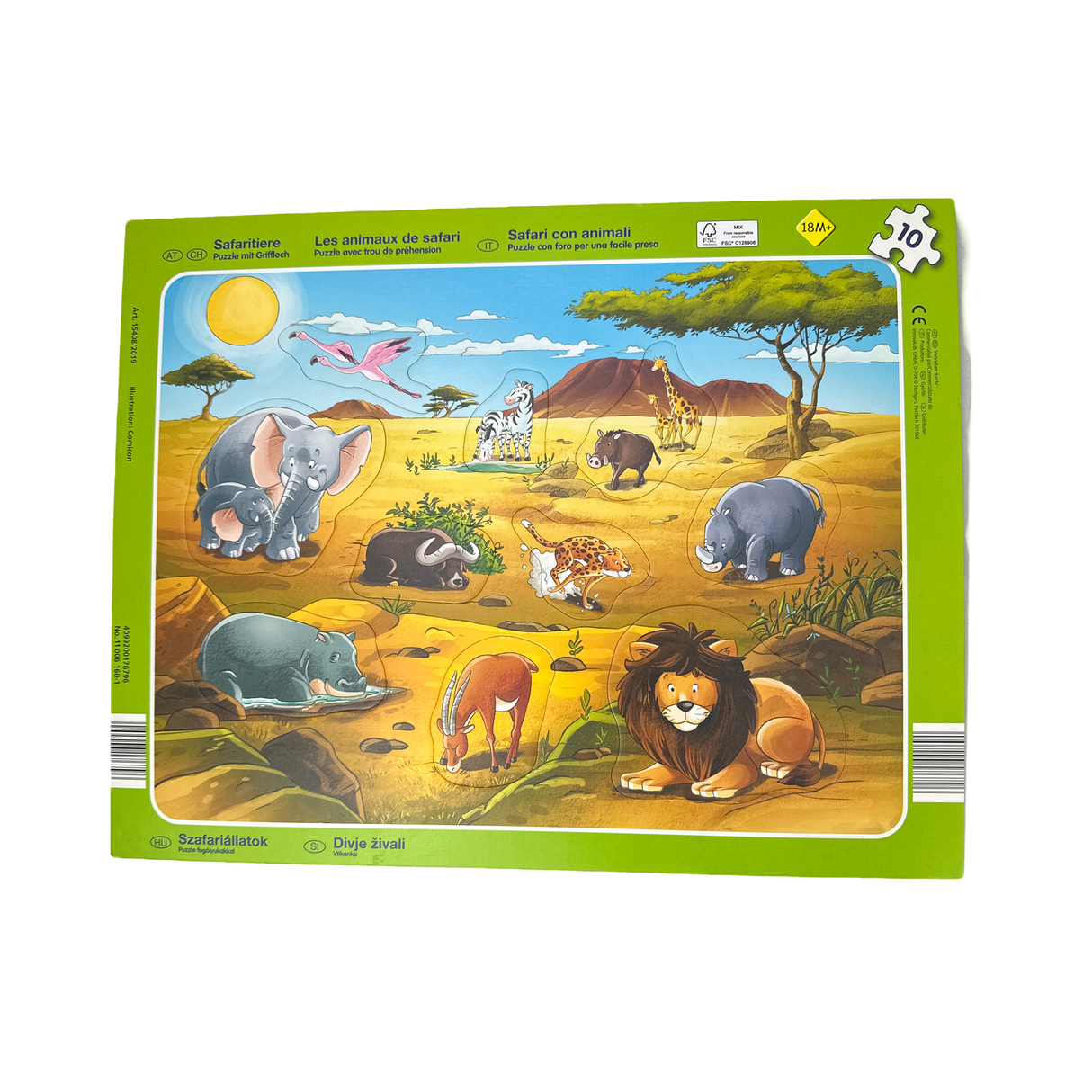 Rahmenpuzzle "Safaritiere"