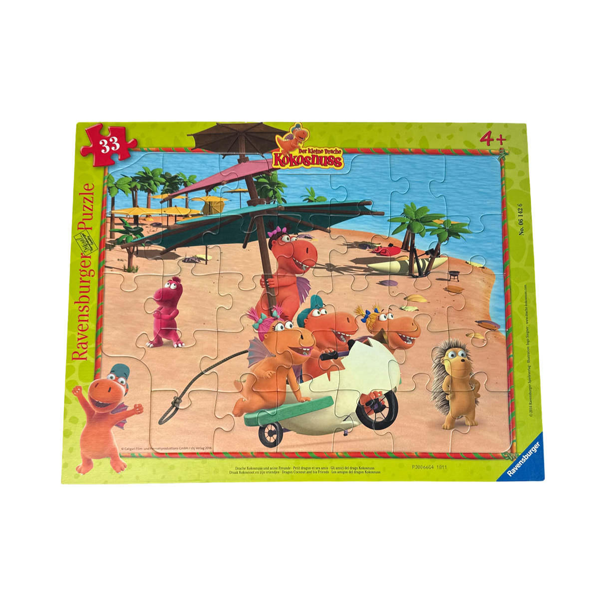 Rahmenpuzzle "Der kleine Drache Kokosnuss" (33Teile)