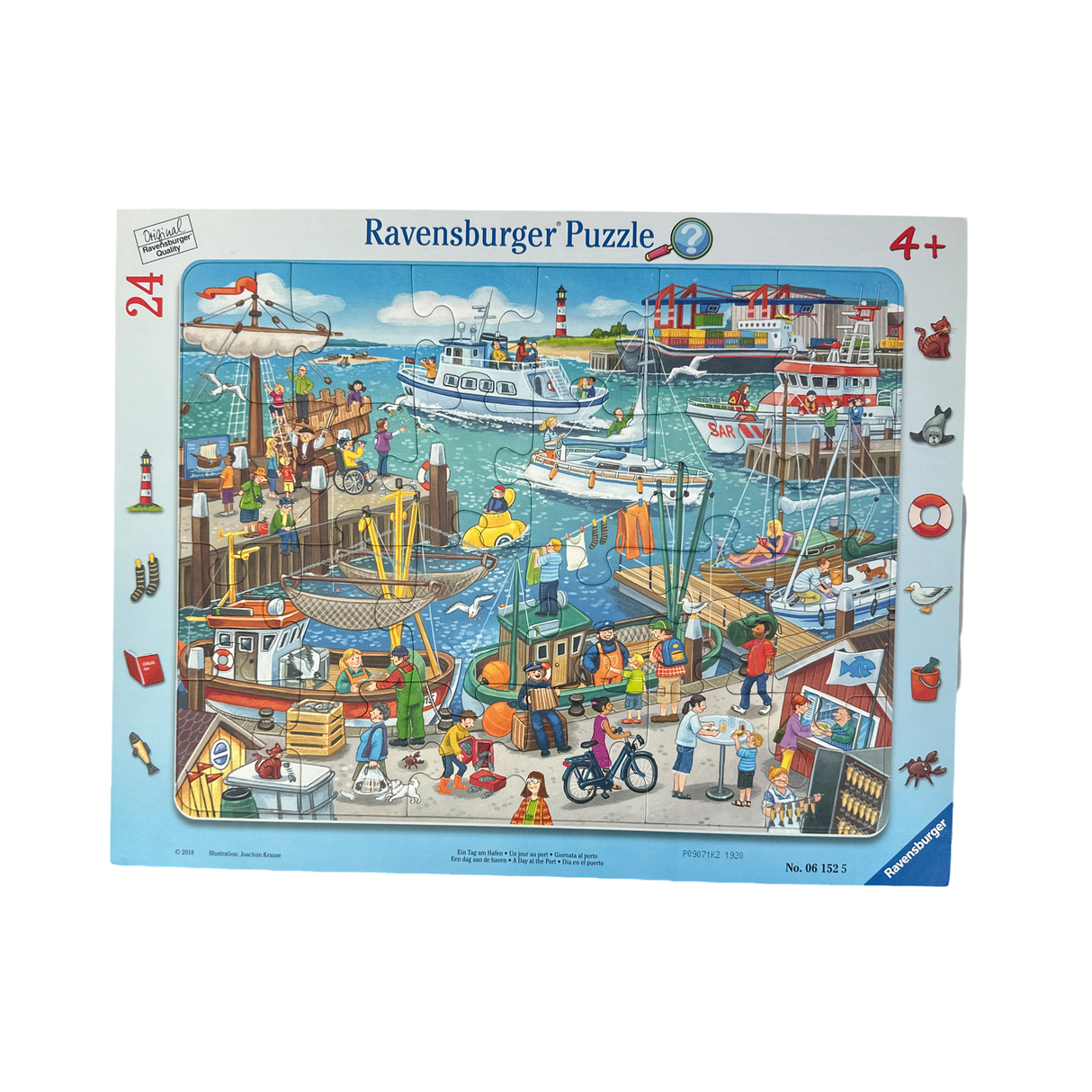 Rahmenpuzzle "Hafen" (24 Teile)
