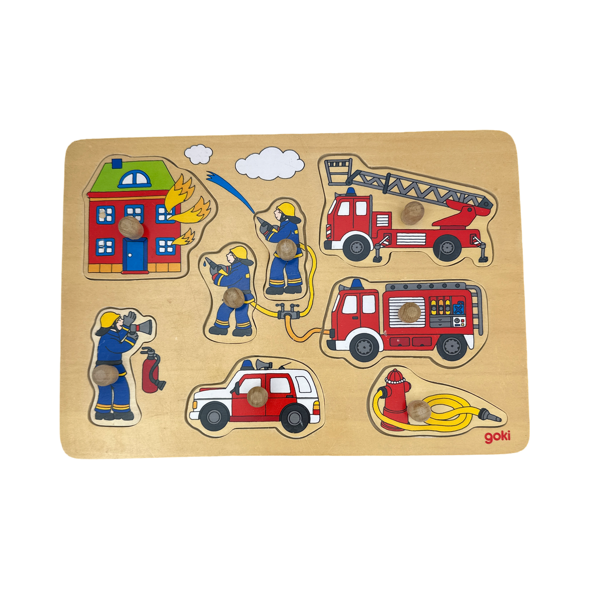 Steckpuzzle Feuerwehr