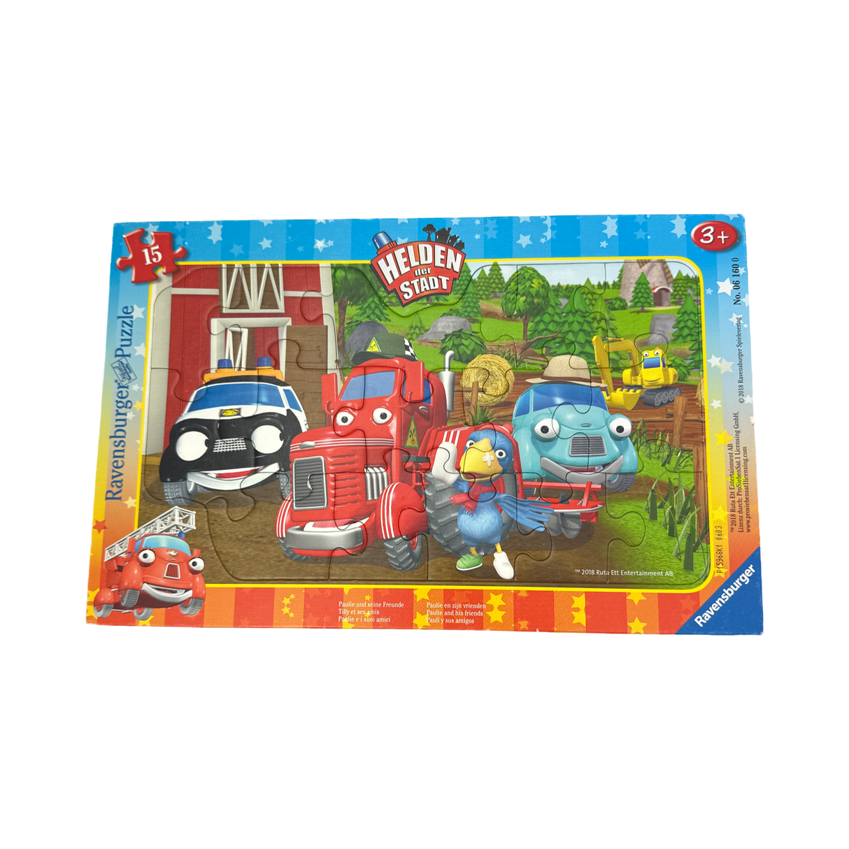 Rahmenpuzzle "Helden der Stadt" (15 Teile)