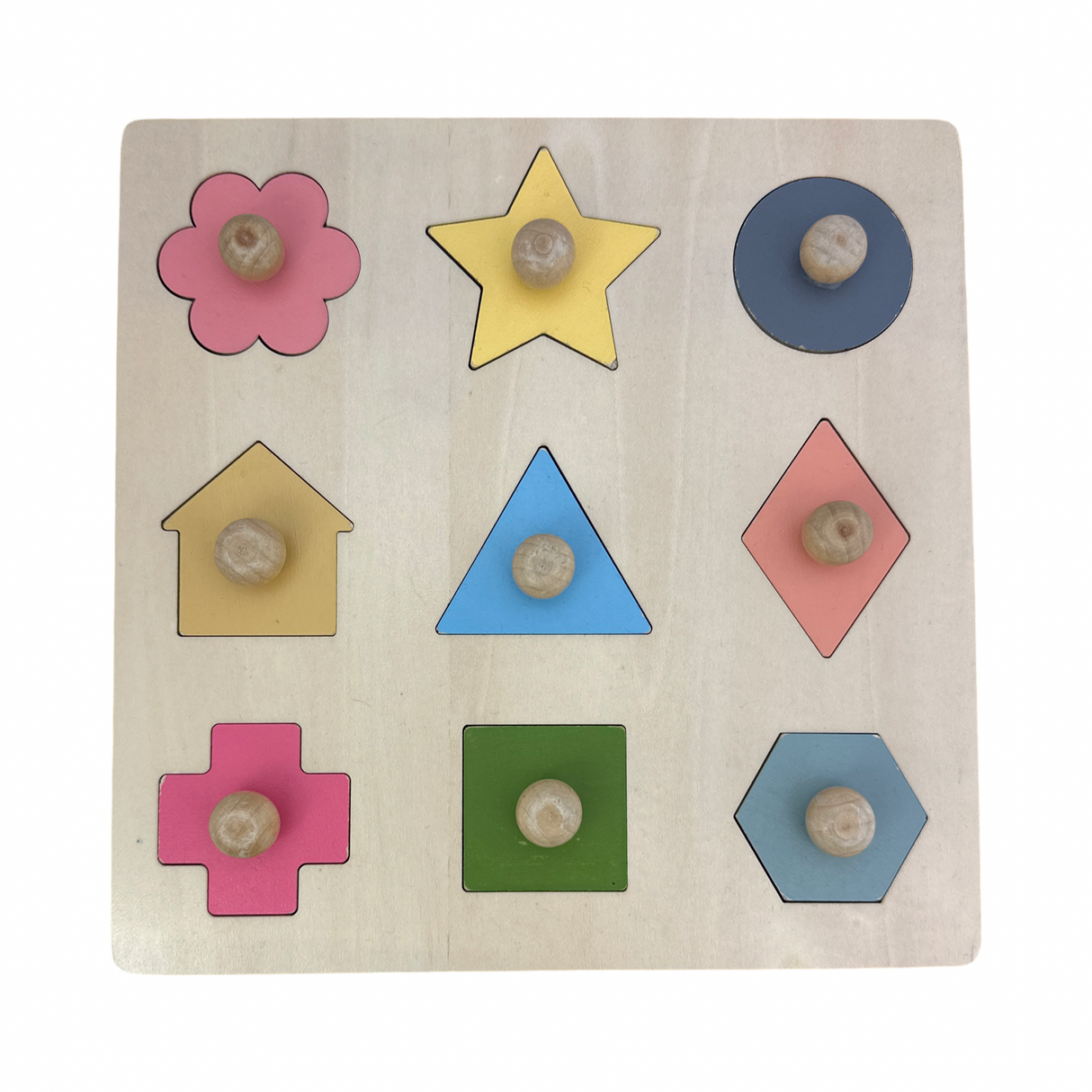 Steckpuzzle aus Holz