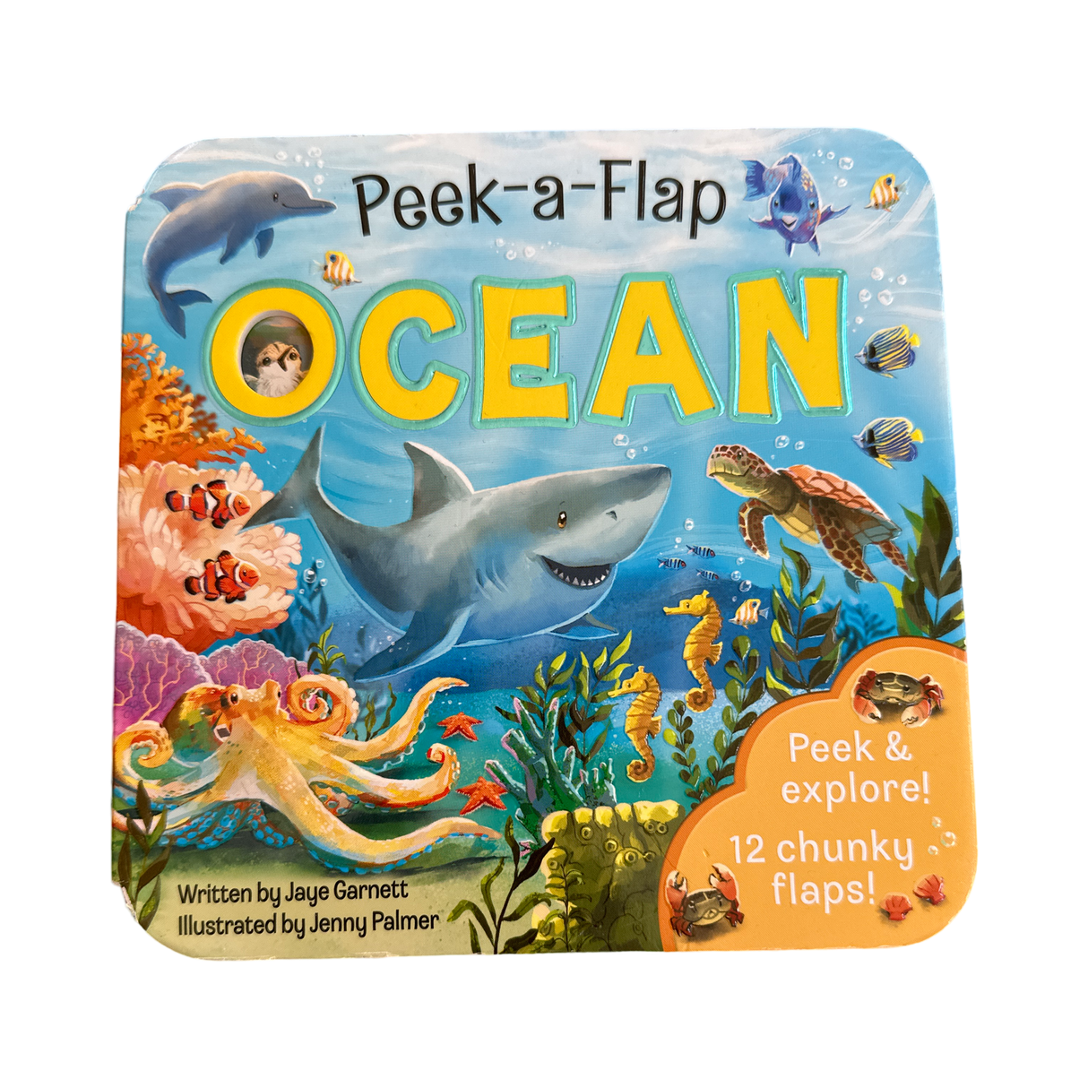 English Book "Peek-a-Flap Ocean"