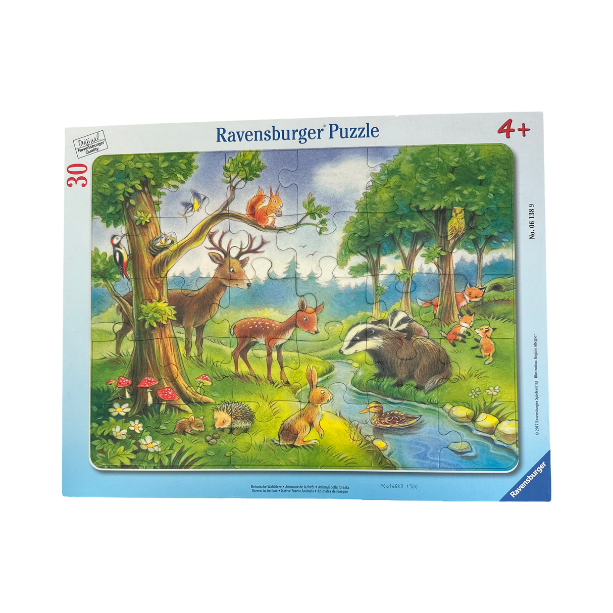 Rahmenpuzzle "Wald" (30 Teile)