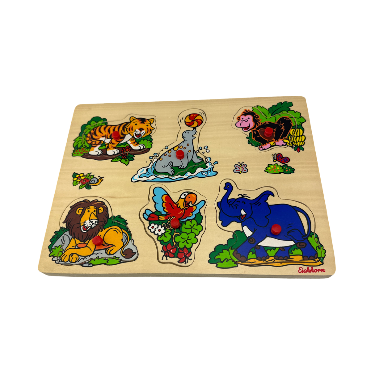 Steckpuzzle mit Tierstimmen