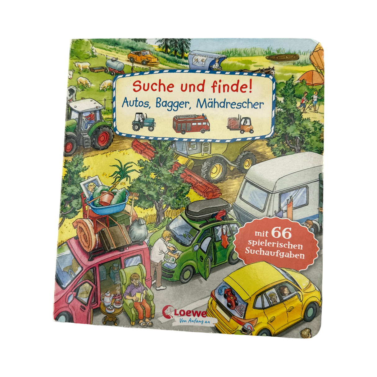 Buch "Suche und finde! Autos, Bagger, Mähdrescher"