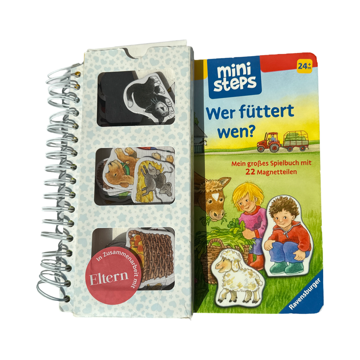 Magnetbuch "mini steps: Wer füttert wen?"