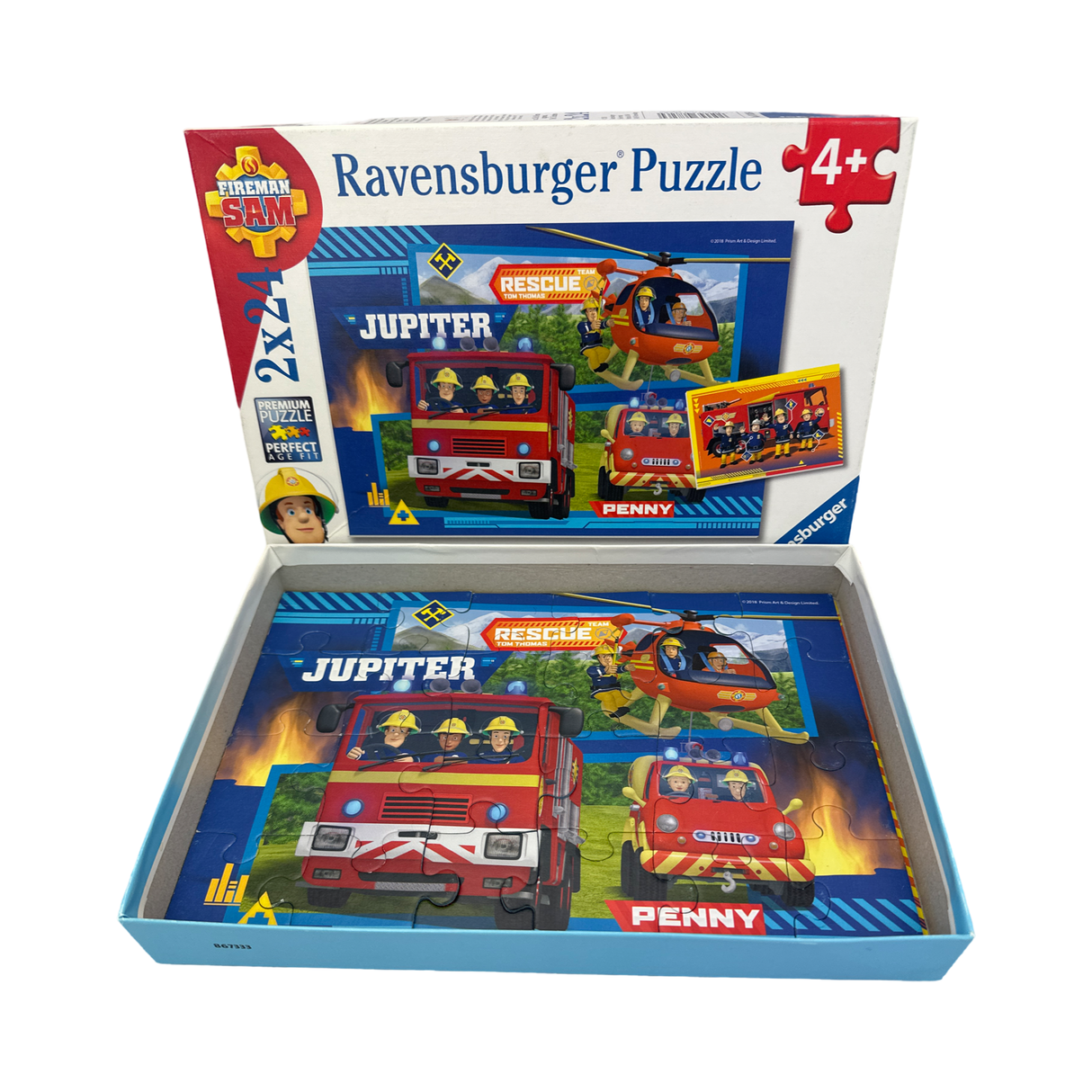 Puzzle "Feuerwehrmann Sam Jupiter" (2x 24 Teile)