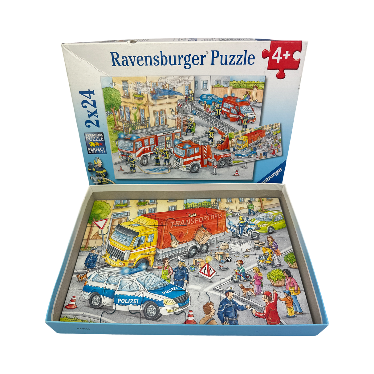 Puzzle "Feuerwehr" (2x 24Teile)