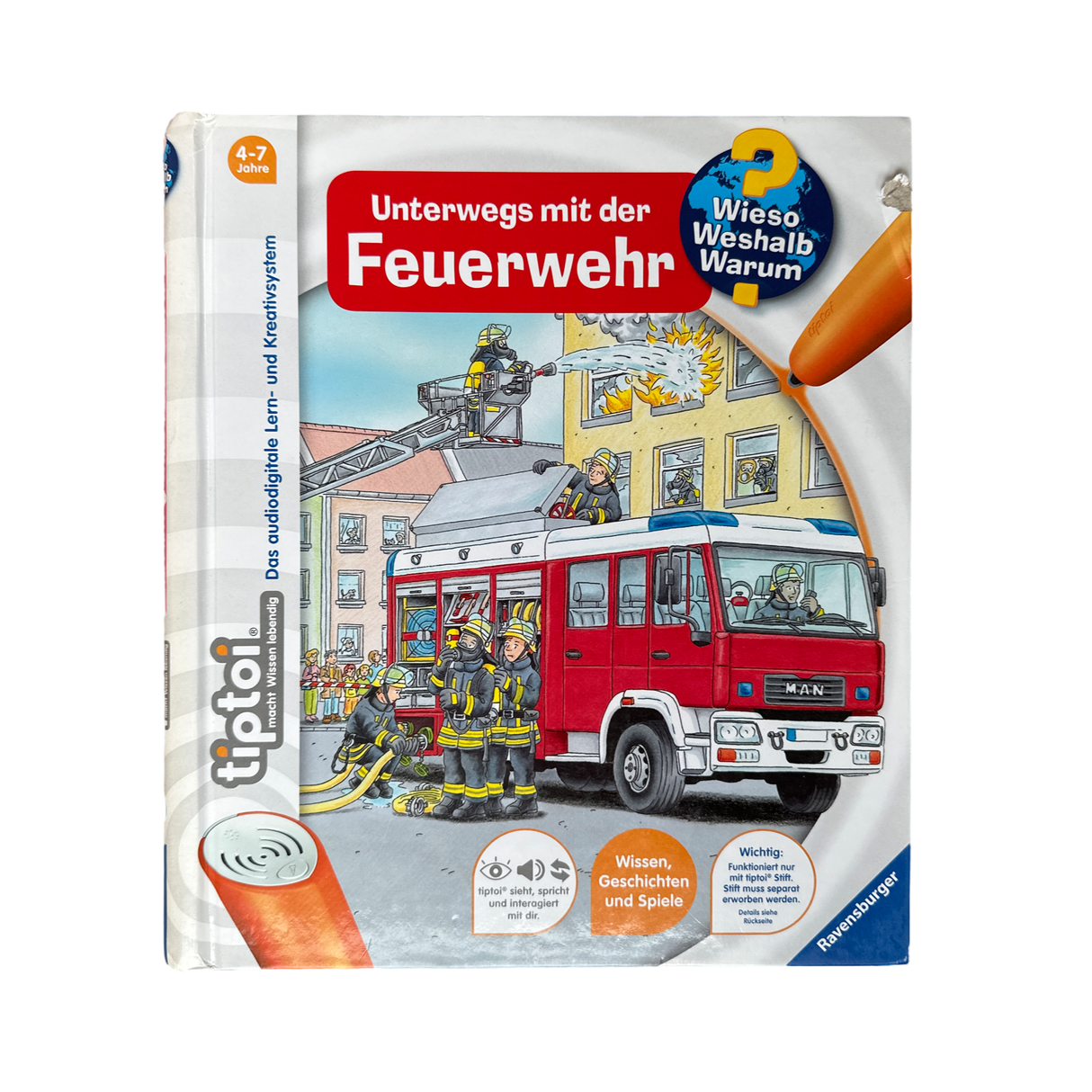 Buch "Wieso? Weshalb? Warum? tiptoi: Unterwegs mit der Feuerwehr"