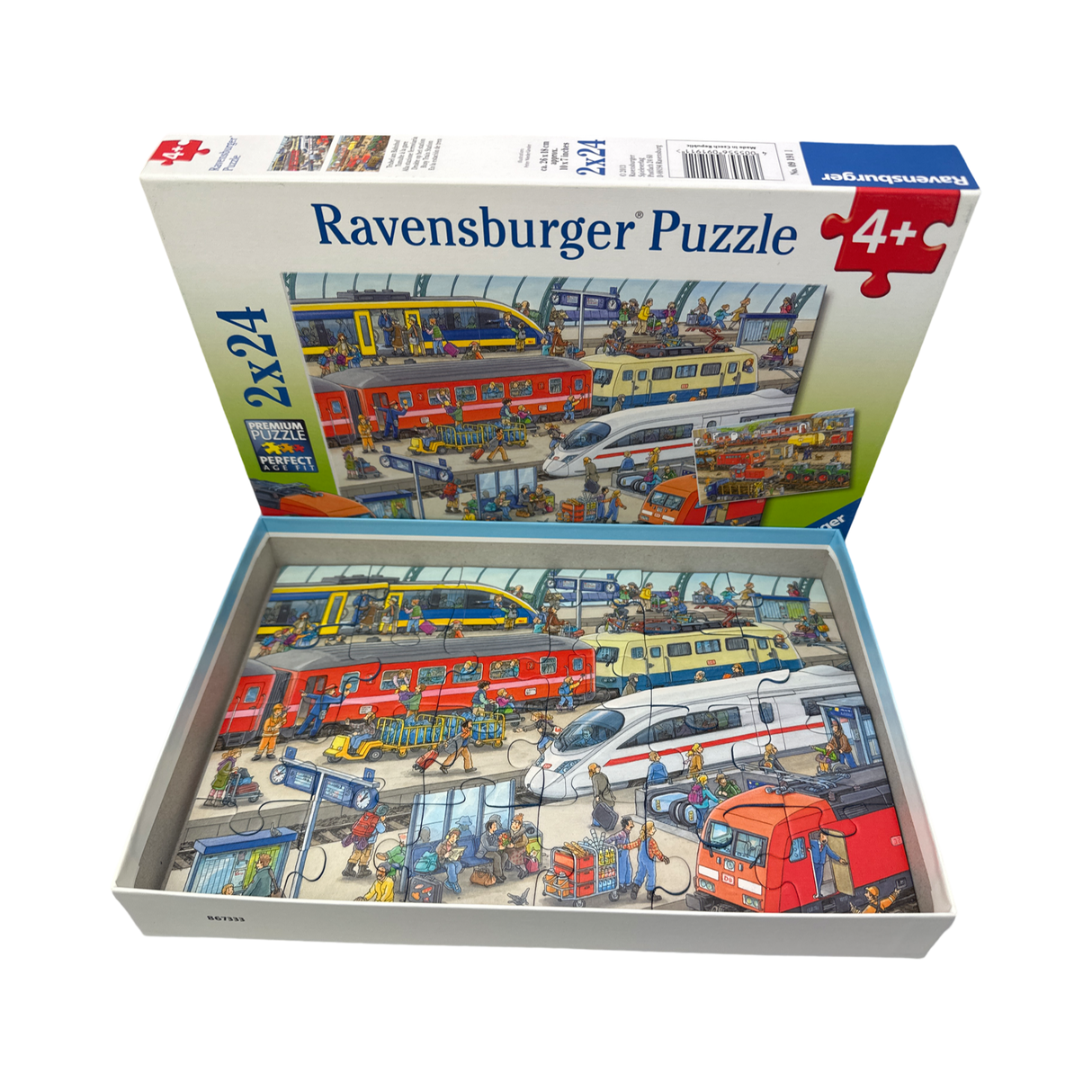 Puzzle "Eisenbahn" (2x 24 Teile)