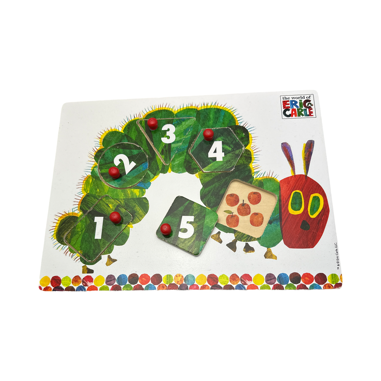 Steckpuzzle "The hungry Caterpillar"